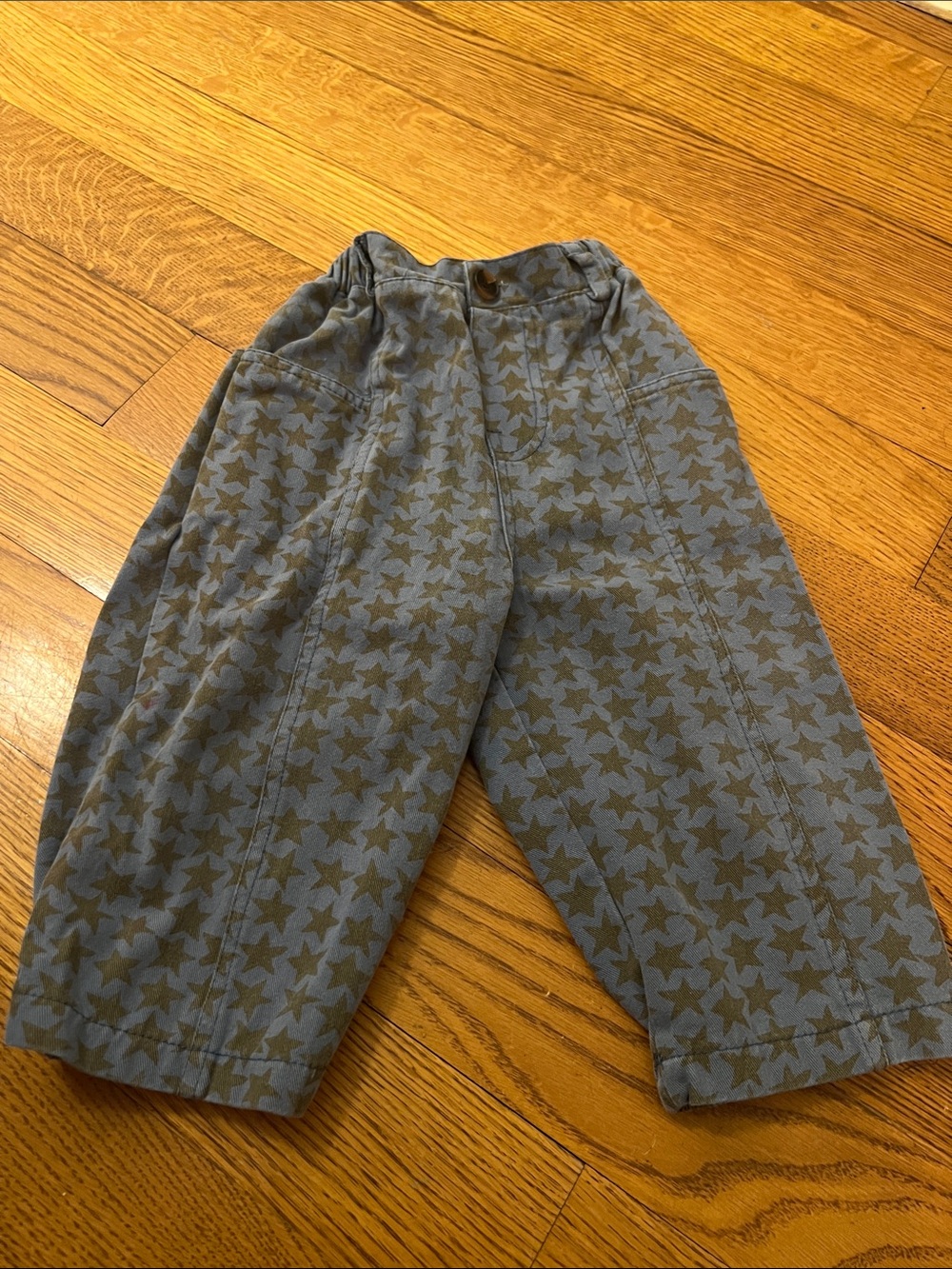 Kids Star-Print Gray/Blue Bottoms